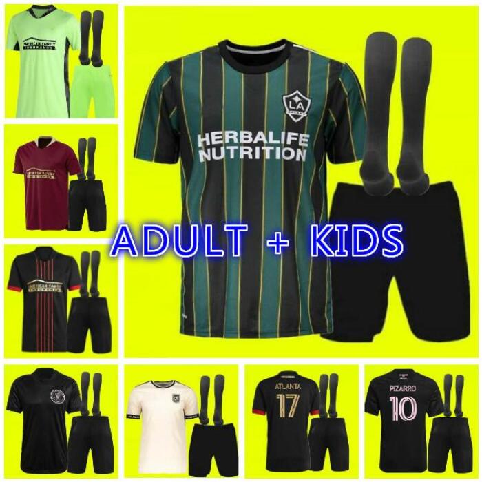 

MLS NEW 21 22 LA Galaxy soccer jersey Atlanta United FC LAFC football shirts 2022 Inter Miami CF CHICHARITO PAVON jerseys Adults and kids, Lavender