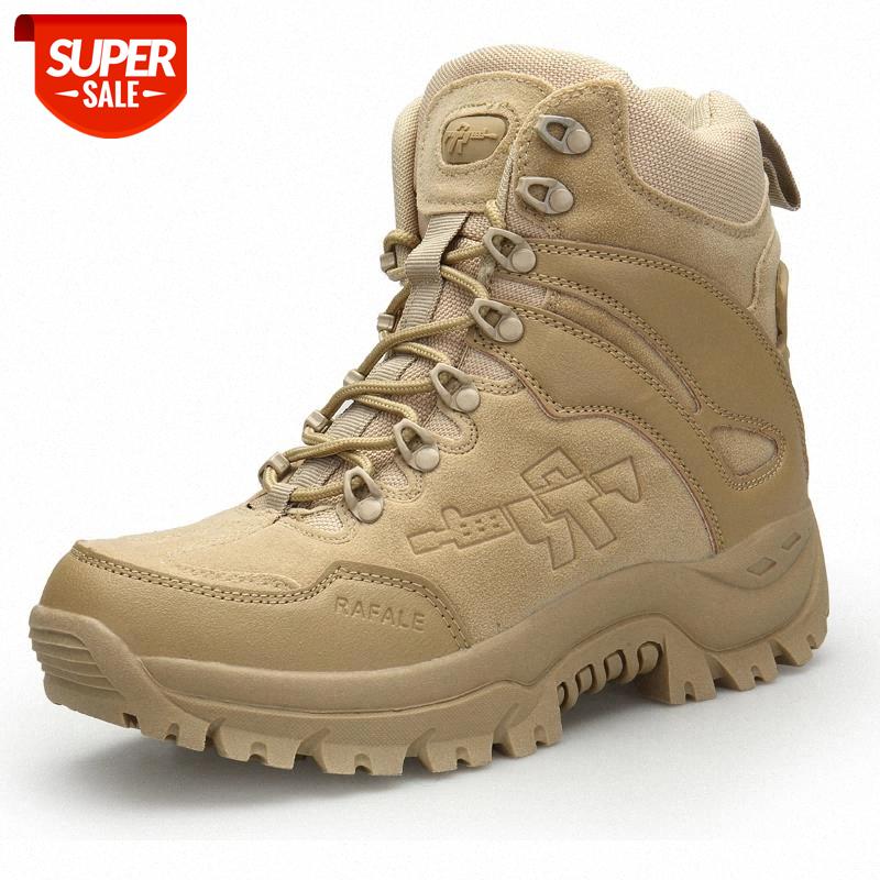 

Men's Military boot Combat Mens Chukka Ankle Boot Tactical Big Size Army Boot Male Shoes Safety Motocycle Boots #Yg0P