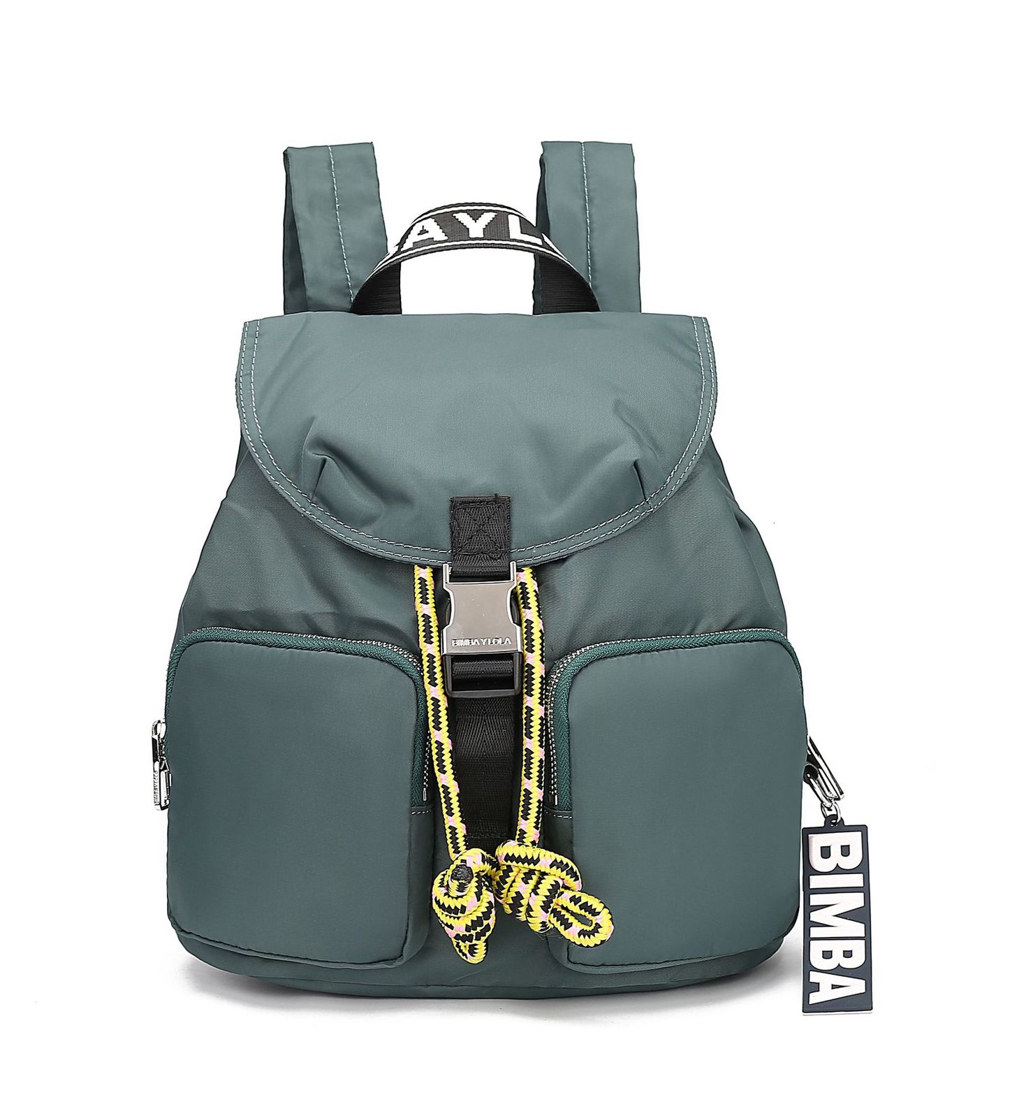 

BiMBA y Lola bag 2021 spring and summer new waterproof women's Drawstring Backpack, Black