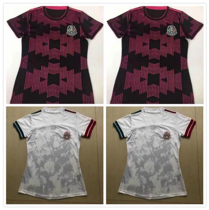 

WOMEN 2021 2022 Mexico Soccer Jersey HOME RED National White black 21 22 ladies Camiseta CHICHARITO LOZANO GUARDADO CARLOS VELA girls Football Shirts .