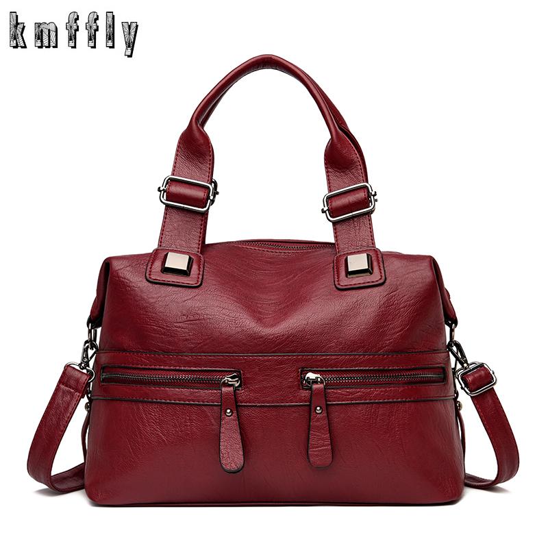 

Evening Bags Women Luxury Designer Brand Handbags High Capacity Casual Shoulder Soft PU Leather Crossbody Bag For Ladies Tote