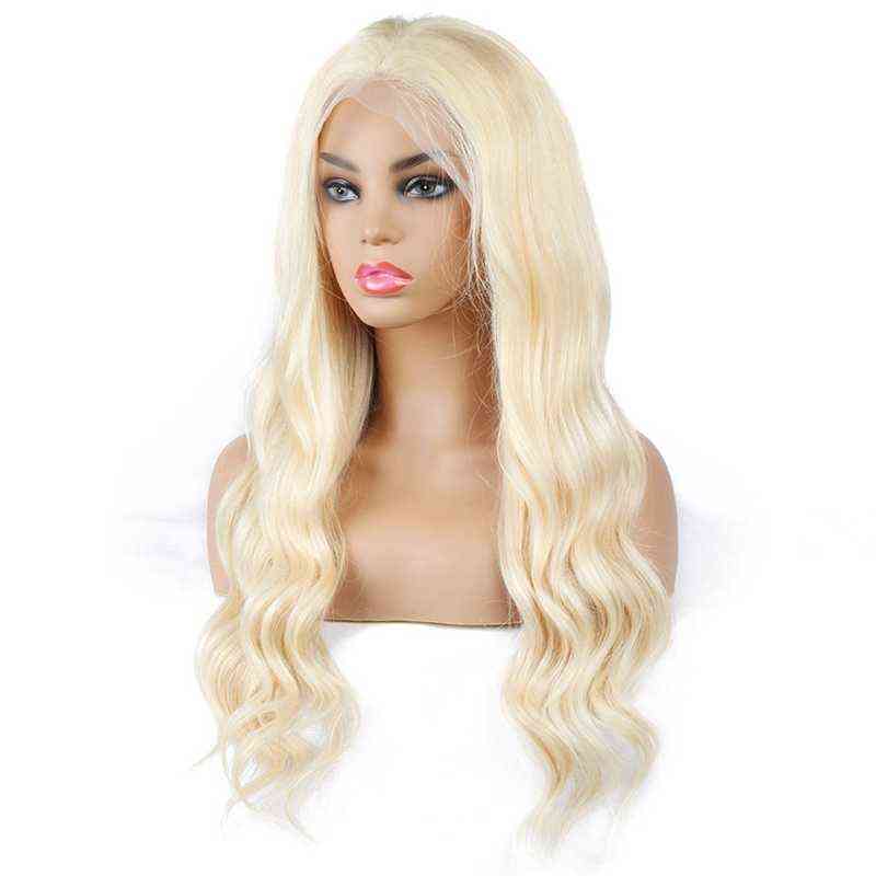 

Ishow 13x4 Transparent Lace Front Wig Human Hair Lace Wigs 13x1 Part Blonde Color 613 Brazilian Body Loose Deep Wave Peruvian Straight