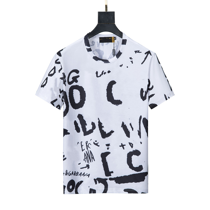 

2022 new casual designer T-shirt men's loose top T-shirt fashion summer tide brand letter printing luxury men's shirt clothing m-3xl ss, 01