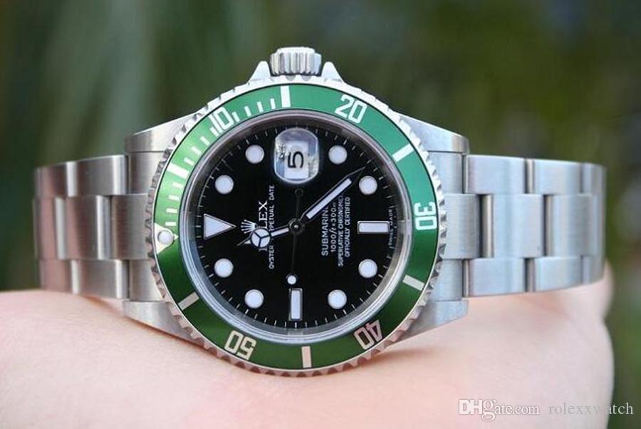 

rolexwatch relogio masculino mens watches Luxury dress designer fashion Black Calendar gold Bracelet Folding Clasp Master Male Mens women Watch