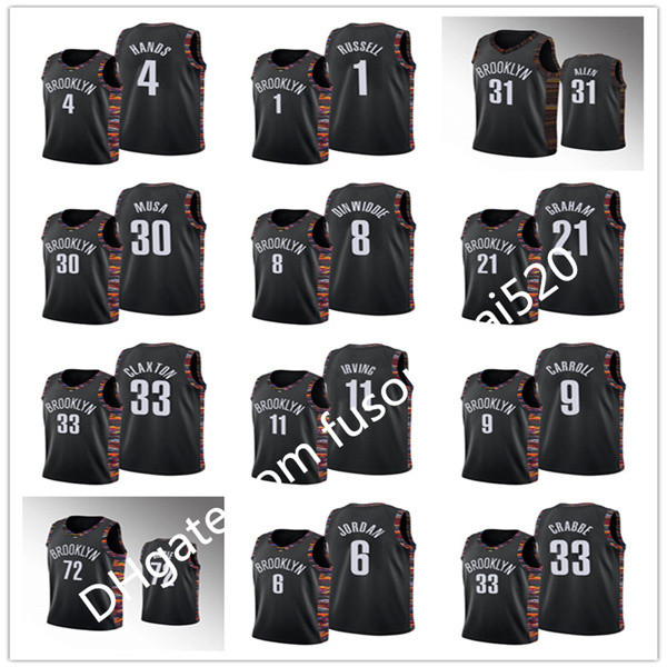 

Print Men's Women kids Any player Kevin Durant 7 Kyrie Irving DeAndre Dinwiddie 8 LeVert 22 Claxton Harris Black Custom Basketball Jersey, Black;red