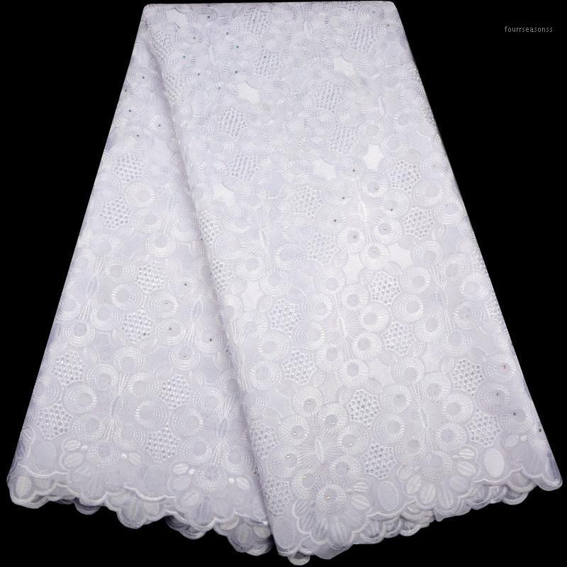 

Ribbon 2021 Latest Nigeria Swiss Laces High Quality Voile Switzerland Cotton African Dry Lace Fabric For Man Women A9831