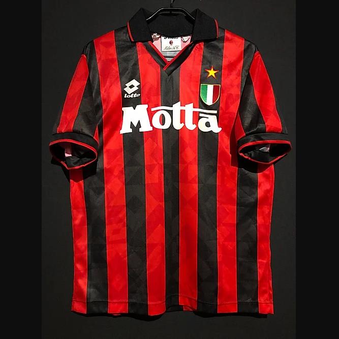 

Retro Ac Milan Soccer Jerseys Papin Albertini Desailly Maldini Laudrup Baresi Bierhoff Leonardo Weah Shevchenko Vintage Kit Classic Shirt, Black;yellow