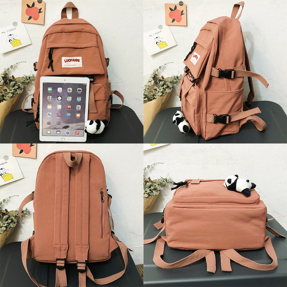 bolsos escolares d Linda mochila impermeable con hebilla para mujer bolsos escolares d Linda mochila impermeable con hebilla para mujer