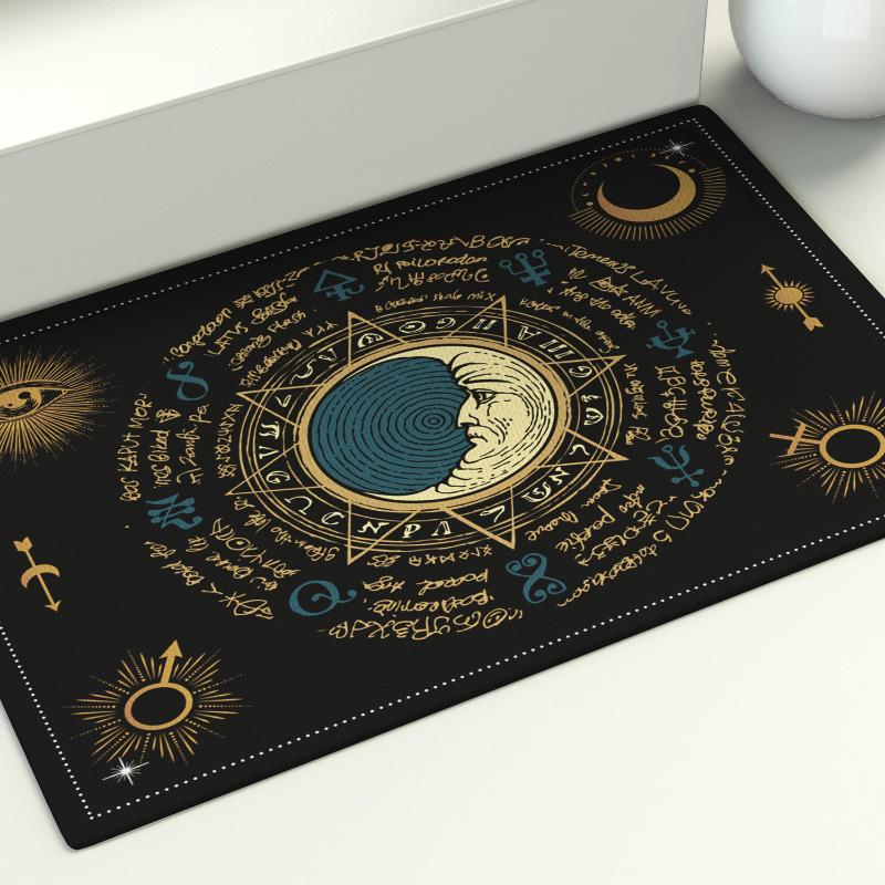 

Carpets Special Offer Night Scene Bright Stars Moon Area Rugs Anti Slip Floor Mats Large Home Doormat Living Room Bedroom Print Carpet