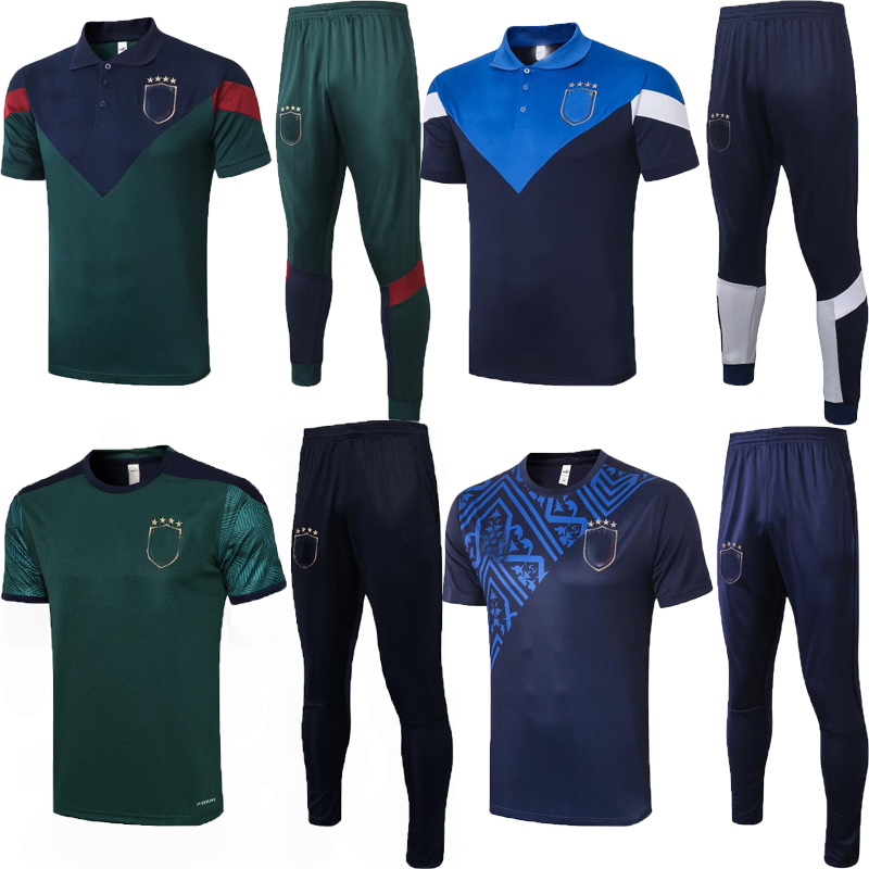 

Men 21 22 BASTONI ItaLY INSIGNE Polo Soccer Jerseys set 2021 2022 Italie VERRATTI JORGINHO IMMOBILE BELOTTI Italia training suit sets, 2020