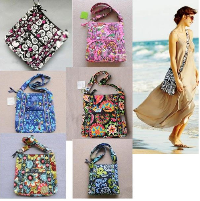 

NWT Cartoon Big Hipster Bag Purse Messenger Bags, Multi
