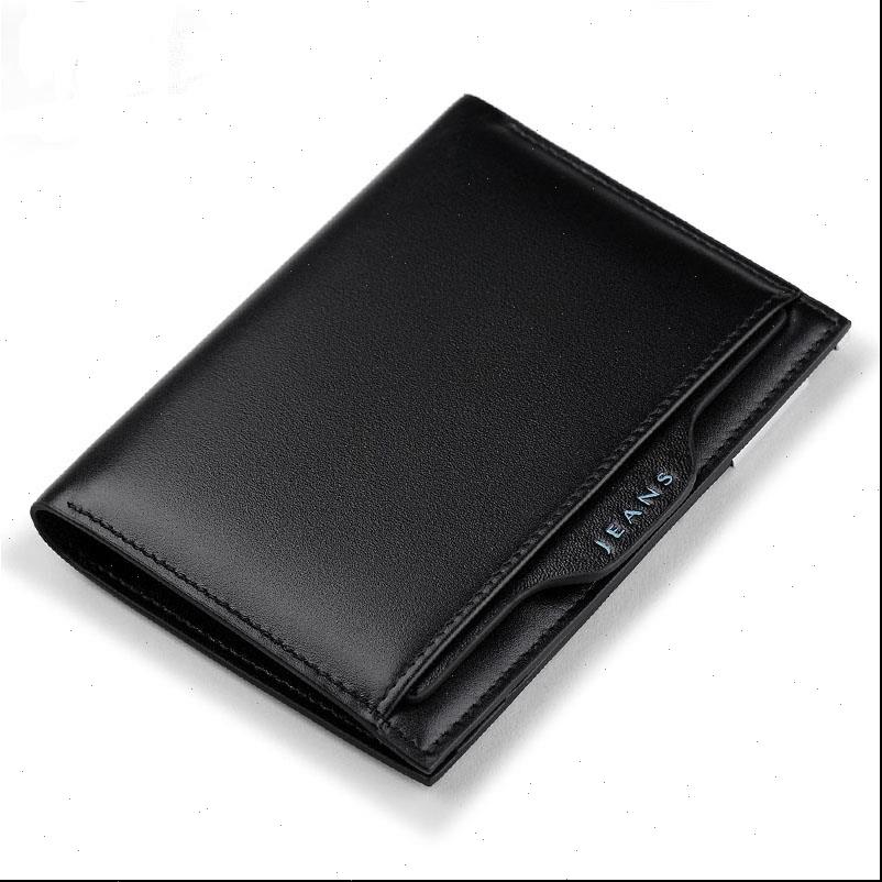 

ultra thin leather wallet mens short fashion multi function large capacity buckle clip detachable drivers license case, Red;black