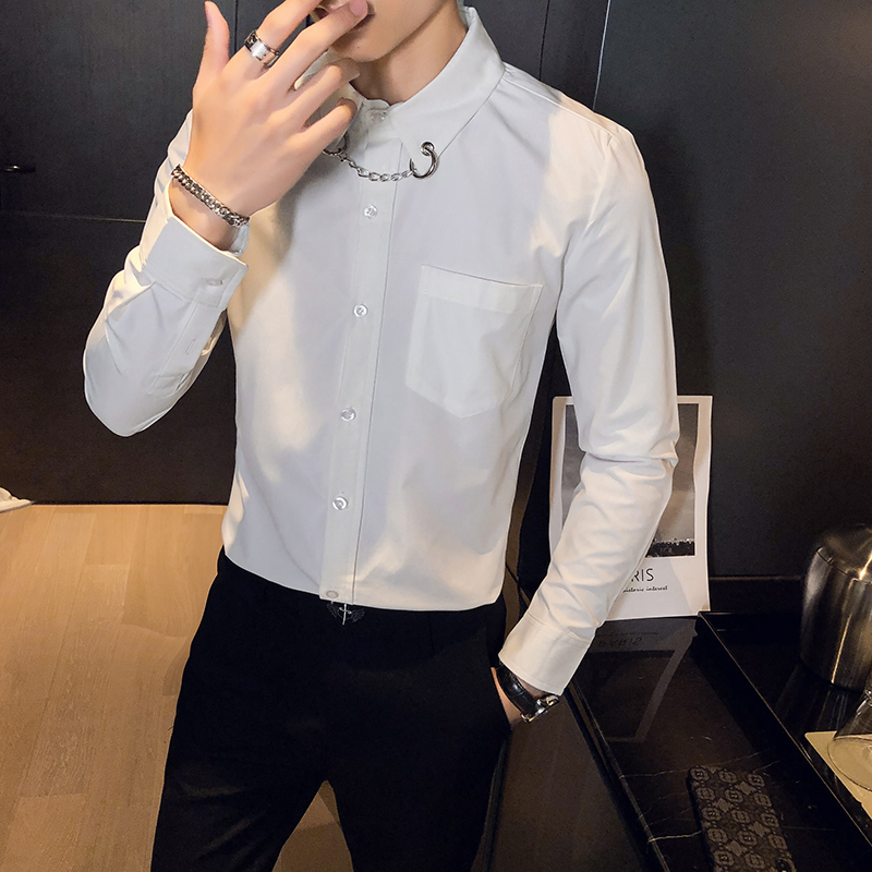 

New Mais Tamanho 5xl-s Primavera Nova Manga Longa Camisas Listradas Para Roupas Masculinas 2021 Simples Fino Ajuste Casual Escritrio Blusa R, Black