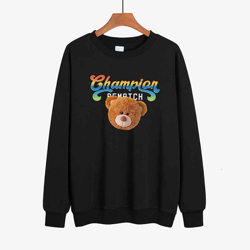 

2021 100% Cotton Letter Printing Cartoons Oversized Sweatshirt with Hoodie Women Pullovers New Autumn Long Sleeve Plus Size Warm Winter Db2r, Green