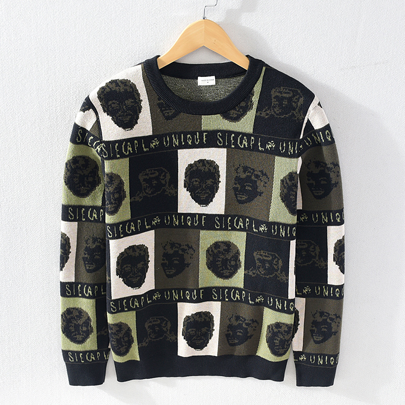 

2021 New Sweatshirt Brand Italy Maglione o Neck Fashion Comfortable Sweaters for Men Long Sleeve Tops Sweater Mens Chandail Sgn2, Black