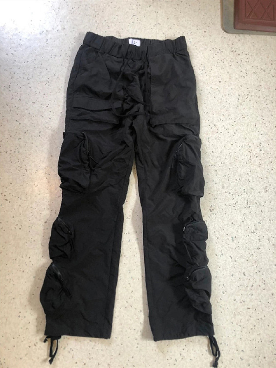 

2021 New Travis Scott Whoisjacov Pocket Cargo Pants Men Women Joggers Drawstring Sweatpants Cactus Jack Trousers Km24