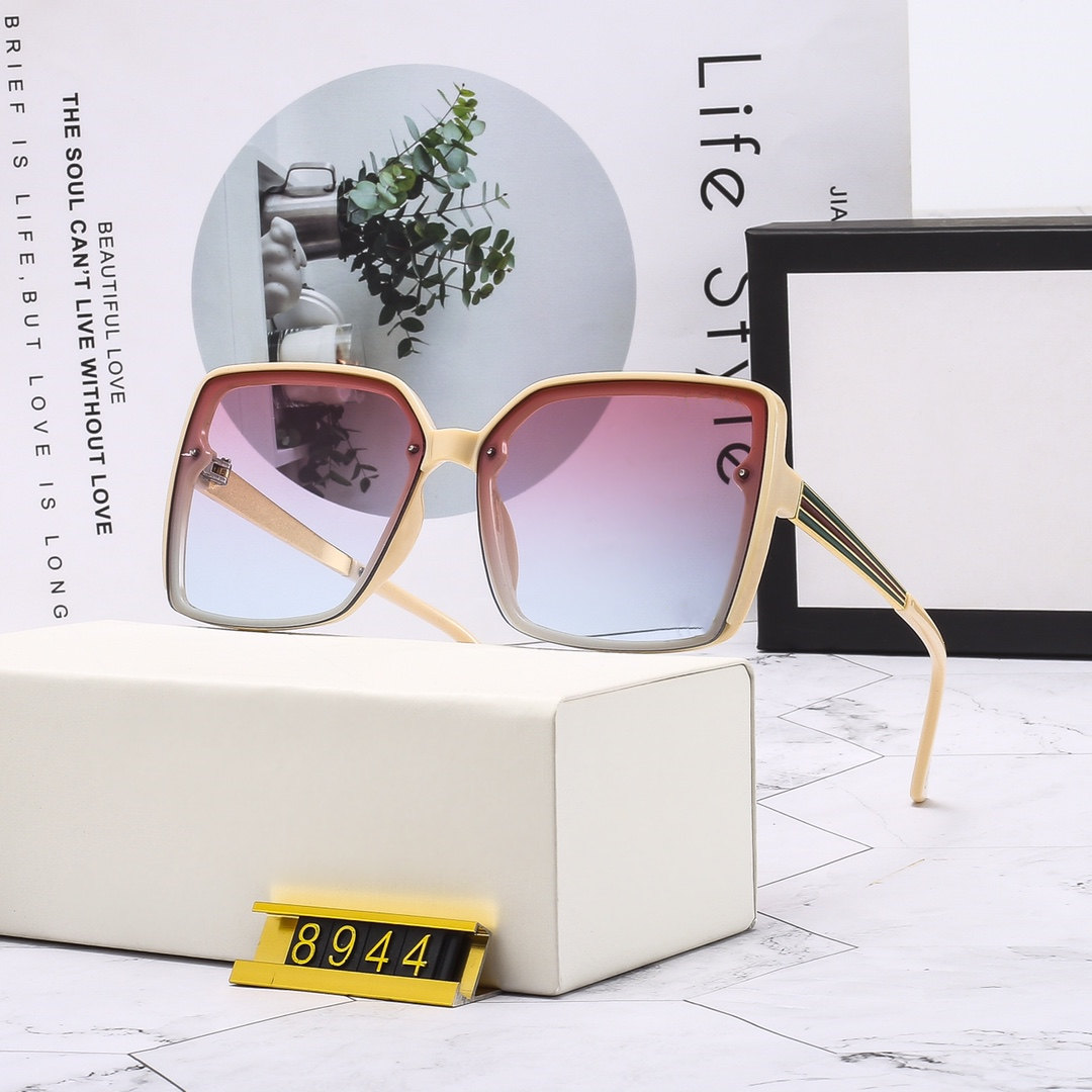 

2021 Brand design Sunglasses women men designer Good Quality Fashion metal Oversized sun glasses vintage female male UV400