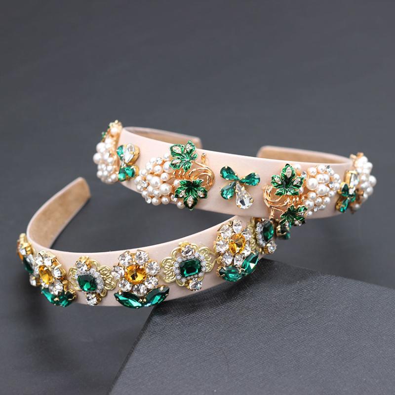 

Hair Clips & Barrettes Colored Pearl Small Particles Pineapple Flowers Beautiful Ball Headband Baroque Plant Color Rhinestone Sunflower 757, Golden;silver