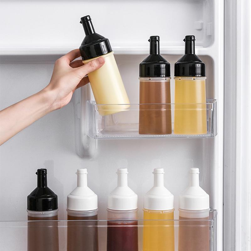 

Storage Bottles & Jars Japanese Household Kitchen Dust-proof Squeeze Tomato Sauce Salad Dressing Honey Jam Bottle Oil Can 2/1pcs