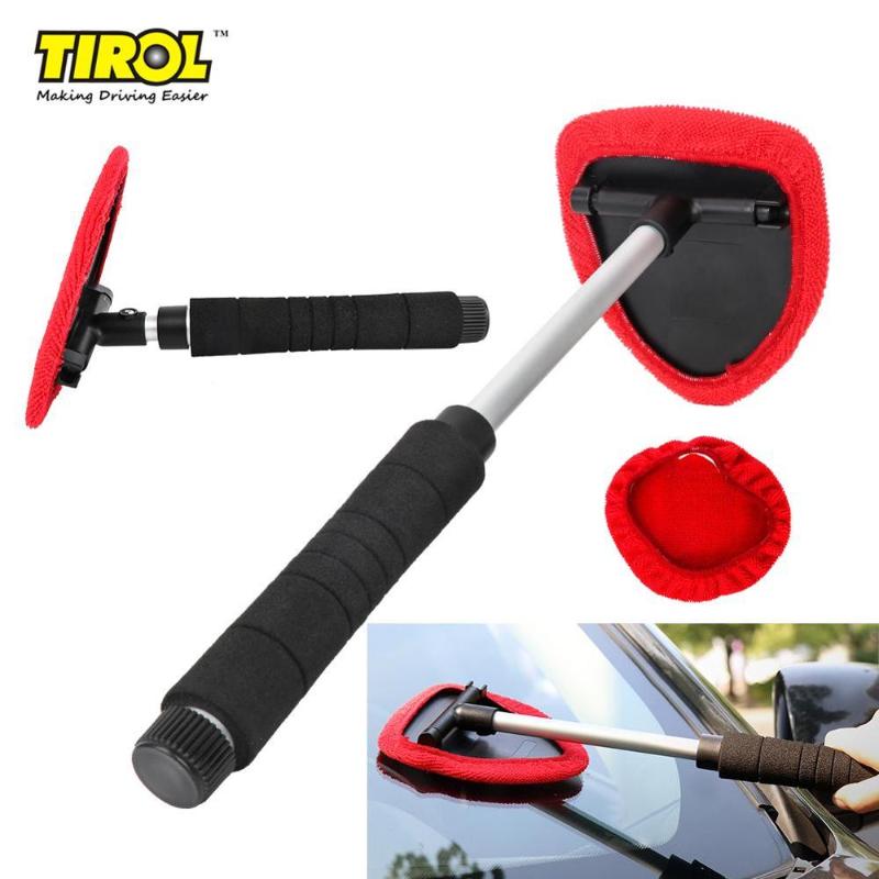 

Car Sponge Microfiber Auto Window Cleaner 28cm-47cm Retractable Handle Windshield Wiper Brush Cleaning Tool