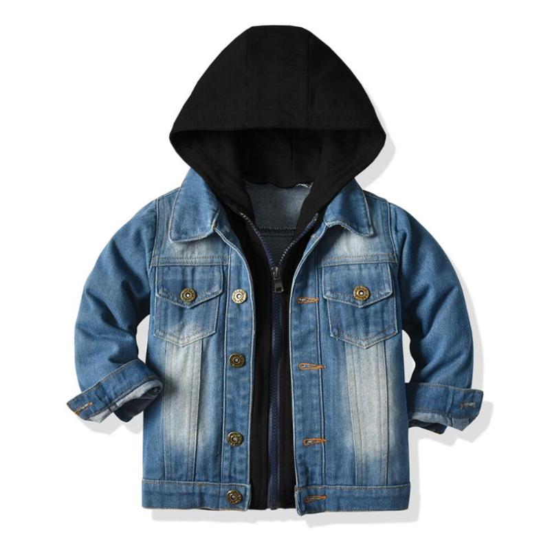 boys denim jacket with hood