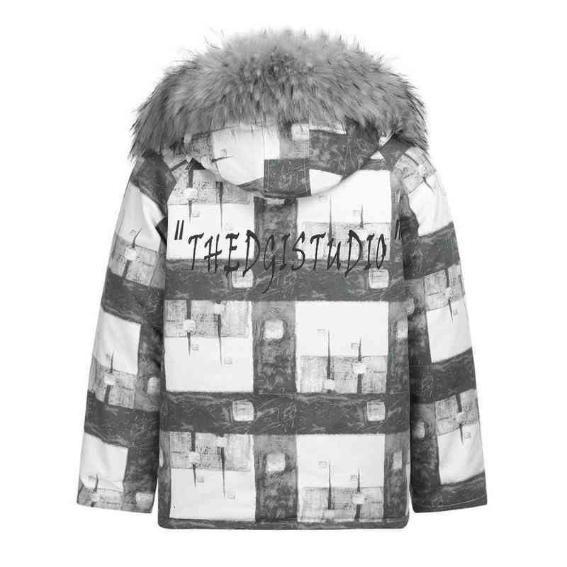 

Men's Down & Parkas Warm Men Jackets Winter Mens Fur Collar Hooded Parka Coats Thick Male Casual Outwear Overcoats Long O8zc# QCIE, 1# shoe box