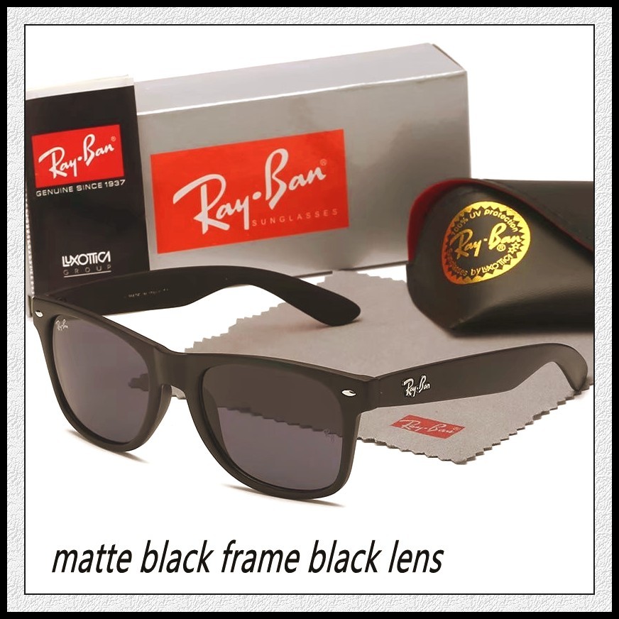 

High Quality Ray Men Women Sunglasses Vintage Pilot Wayfarer Brand Sun Glasses Band UV400 Bans Ben With box and case 140