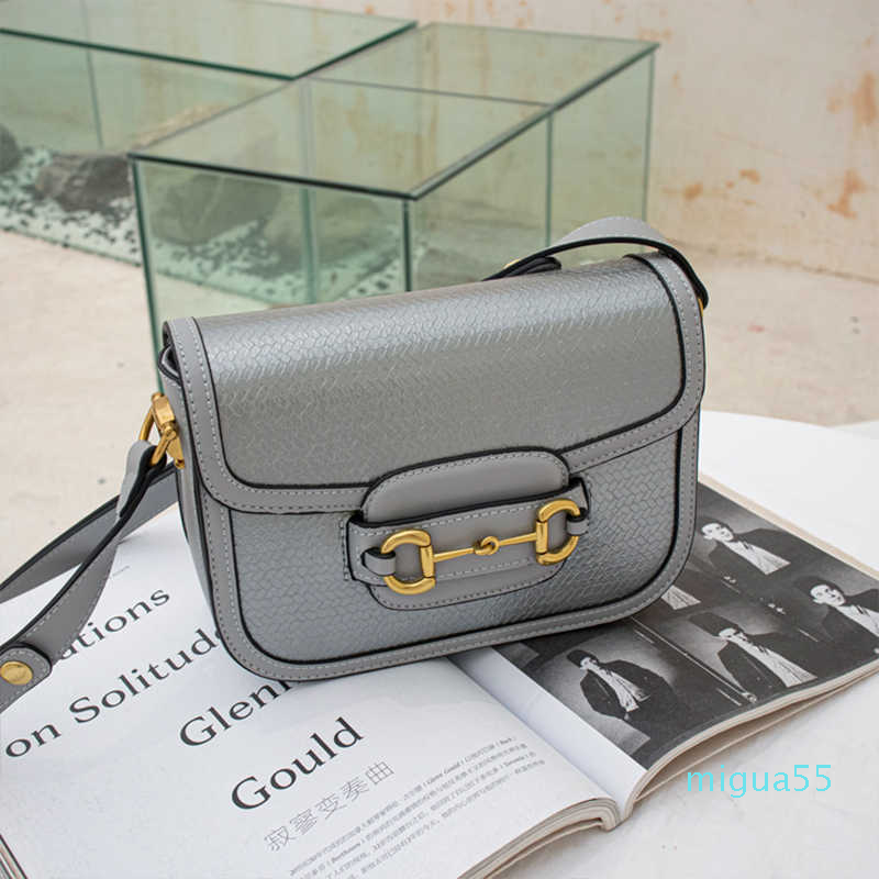 

Saddle Bag Crossbody Womens Bag Horsebit Buckle Retro Internet Square Bag Fashion Underarm, Black