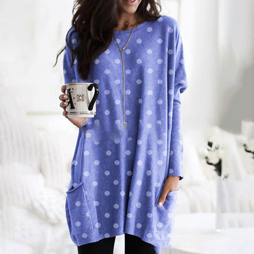 

2021 New Spring Long Sleeve Color Block Pockets Tops Fashion Casual Multi-color Loose t Ladies Oversized 5xl Shirt Xg8u