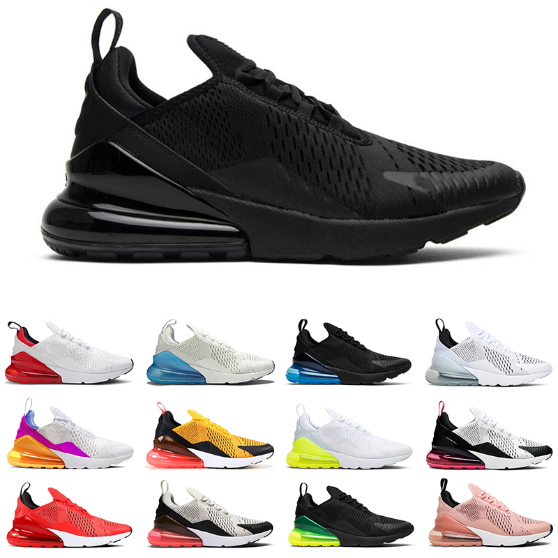 

Fashion 270 air running shoes men women triple black white oreo barely rose dusty bule midnight navy tiger multicolor mens womens max 270s trainers