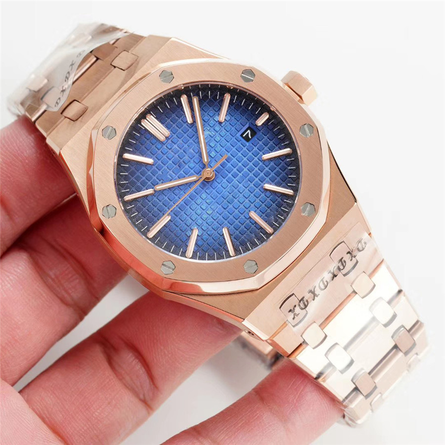 

Authentic Men Watch Automatic Mechanical Wristwatch Royal Anti Glare Sapphire Glass Stainless Steel Wristband Waterproof Folding Buckle With Original Box