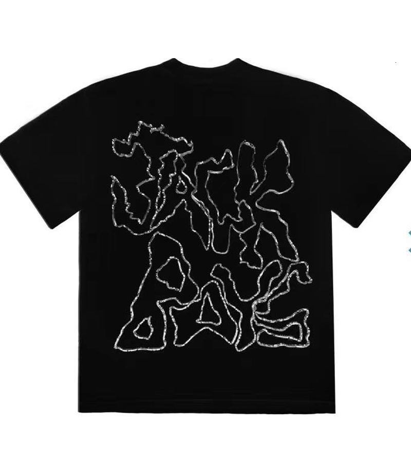 

2021 New 20ss T-shirts Jackboys 1:1 High Quality Top Tees Kanye West Hip Hop Travis Scott Astroworld t Shirt 34sb, White2
