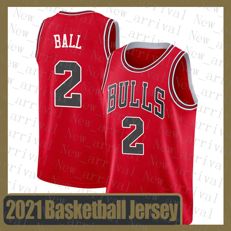 

2021 New Demar 11 DeRozan Lonzo 2 Ball ChicagoBullMens Basketball Jersey 23 Michael Scottie 33 Pippen Dennis 91 Rodman, Jersey-gongniu