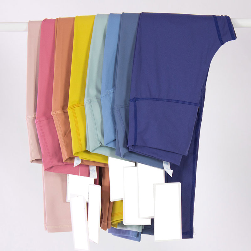 

2021 yoga lulu Clothing Women lemon Legging Outfit suit lu pants High Waist Sports Elastic Raising Hips Gym Wear Leggings Fitness Tights Workout set, Customize