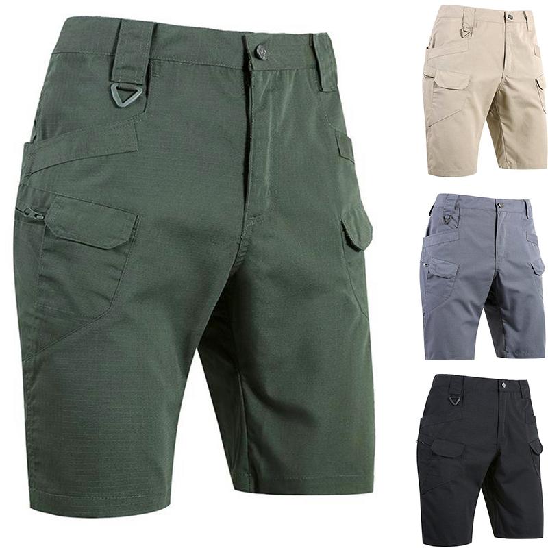 

Men's Shorts Casual Outdoor Men Summer 2022 Knee Length Pants Fashion Pocket Solid Color Cargo Short, White;black