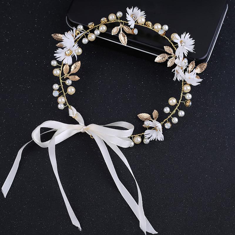 

Hair Accessories Floral Head Wreath Small Daisy Headwear Fashionable Beautiful Pink Flower Headpiece Tiara Pins Girls, Slivery;white