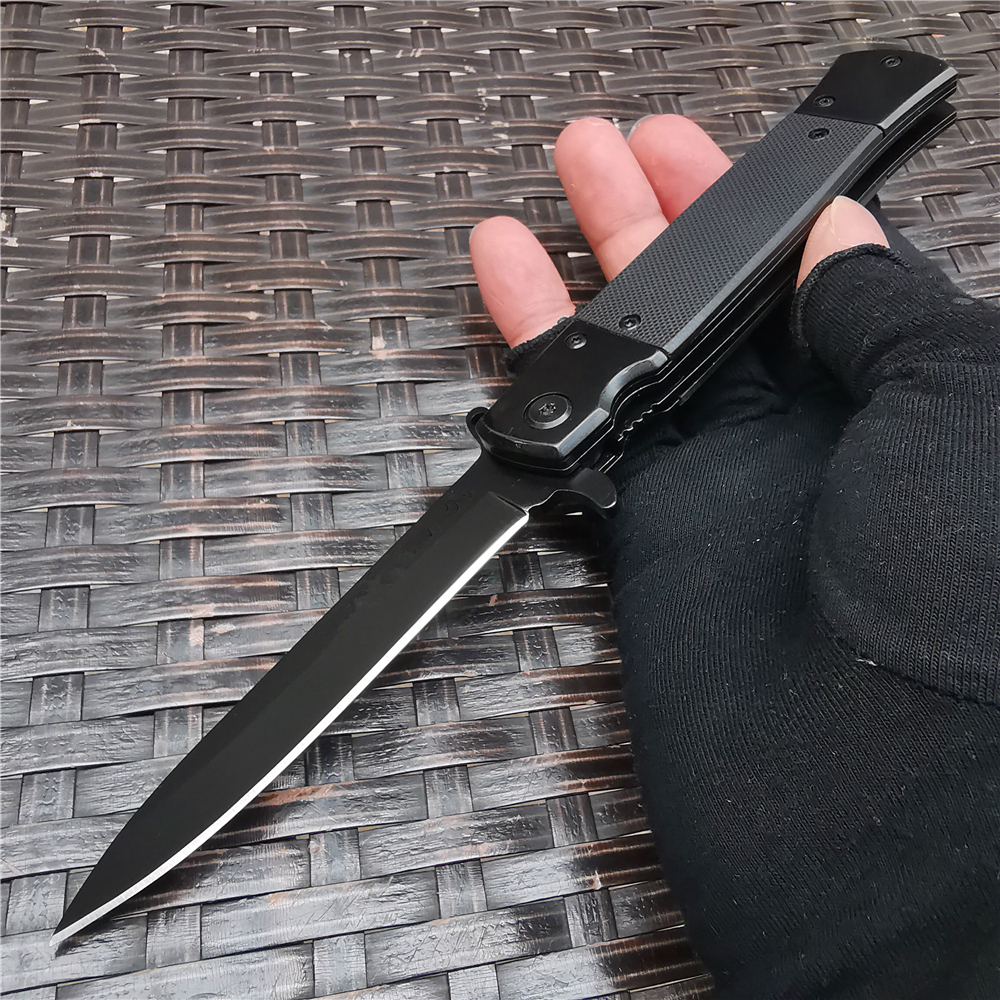 

G10 Hande 8CR13MOV Stee Foding Knife Pocket Knife Hunting Knife Too Gift for Outdoor Surviva Camping and EDC