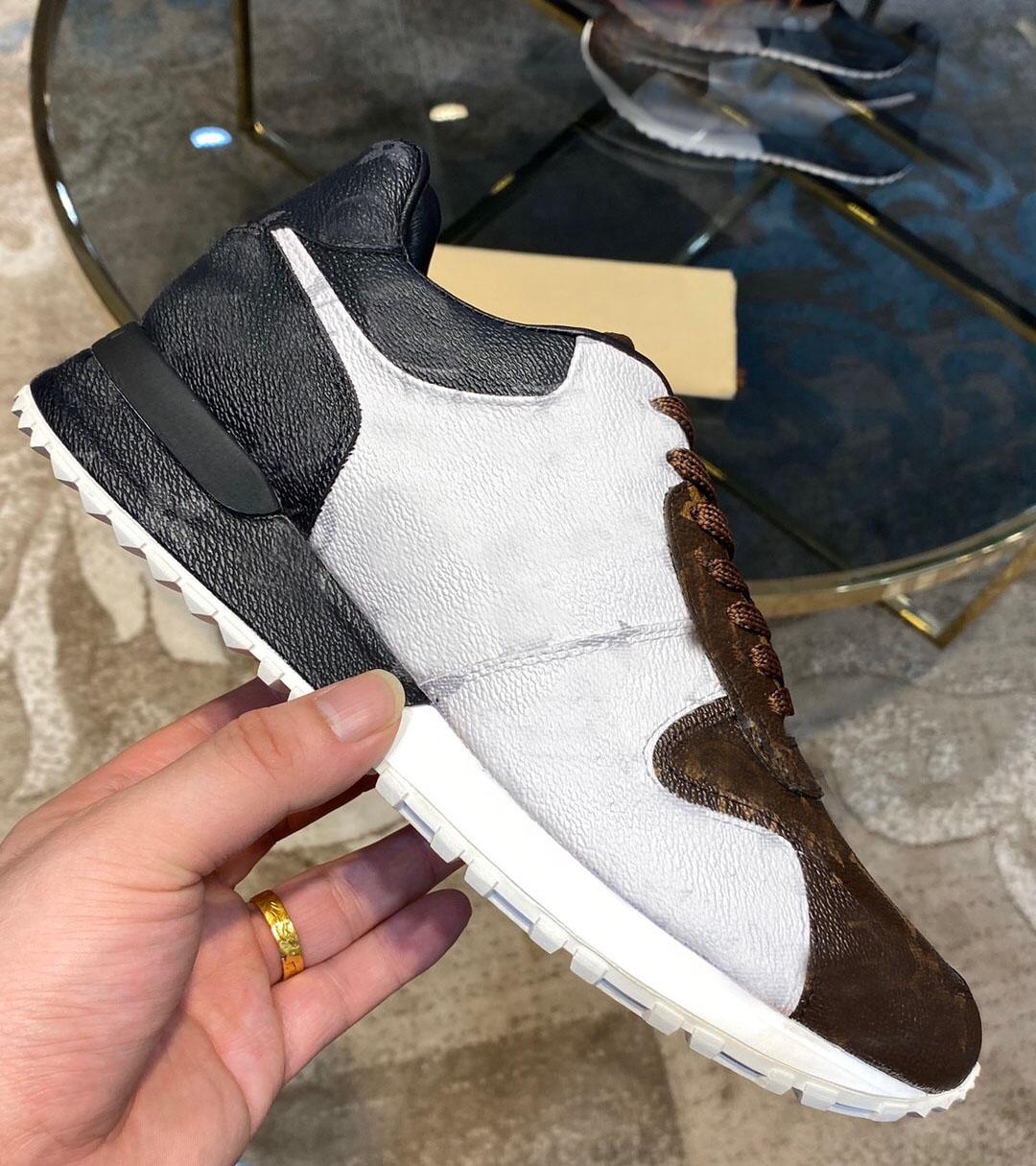 

men shoes size 7-12 LV LOUIS Real leather Sneakers chaussures de designer sports Loafers Running martin Platform Casual boots W1