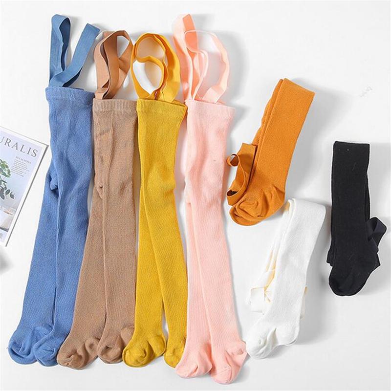 

Autumn Newborn Baby Boys Girls Leggings High Wasit Girls Pantyhose Strap Pantyhose Climbing Clothes Baby Bottoming PP Leggings, 3blue