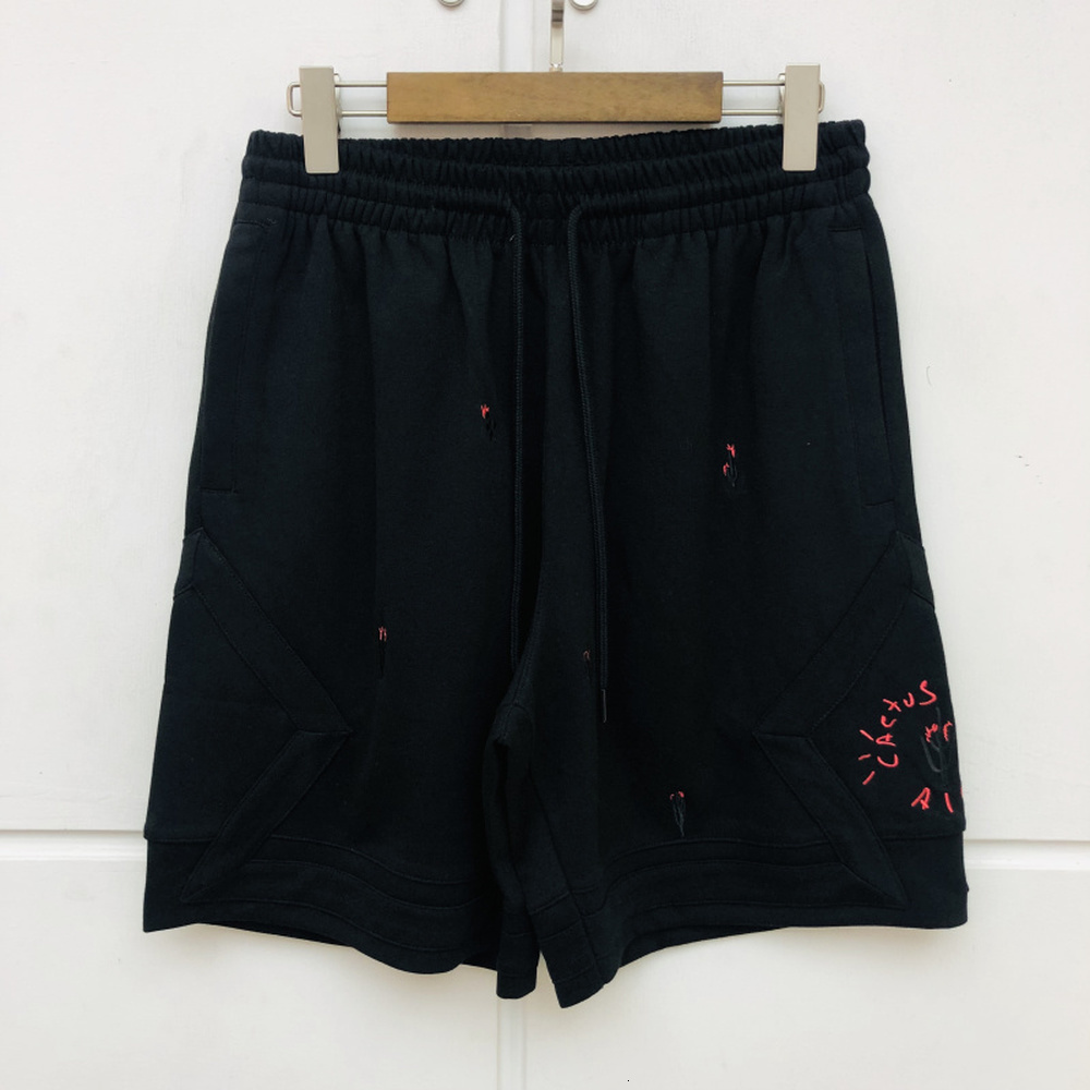 

2021 New Bordado Travis Scott Astroworld Masculino Feminino Jack Cactus Shorts De Alta Qualidade Vero Oversize Breechcloth S5xr
