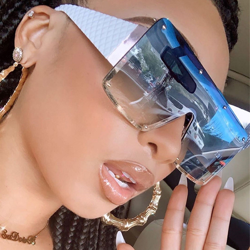 

Oversized square sunglasses Women 2021 Fashion Metal Frame Vintage sunglasses Men Shades Retro Gradients Vision Zonnebril Ladies Glasses wholesale, Silver