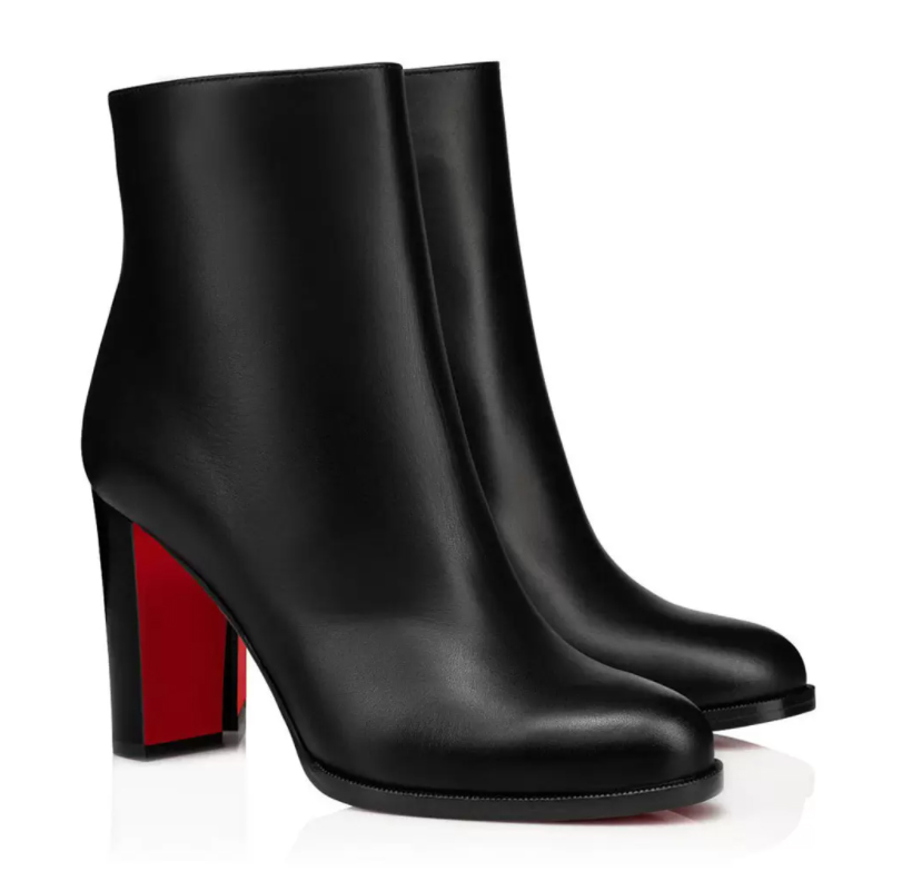 

Luxurys Designers Cate Boot For Women,Ladies Red Bottom Boots Chains Platform Heel Women Smooth Calf Leather Knee-high Tall Boots Winter