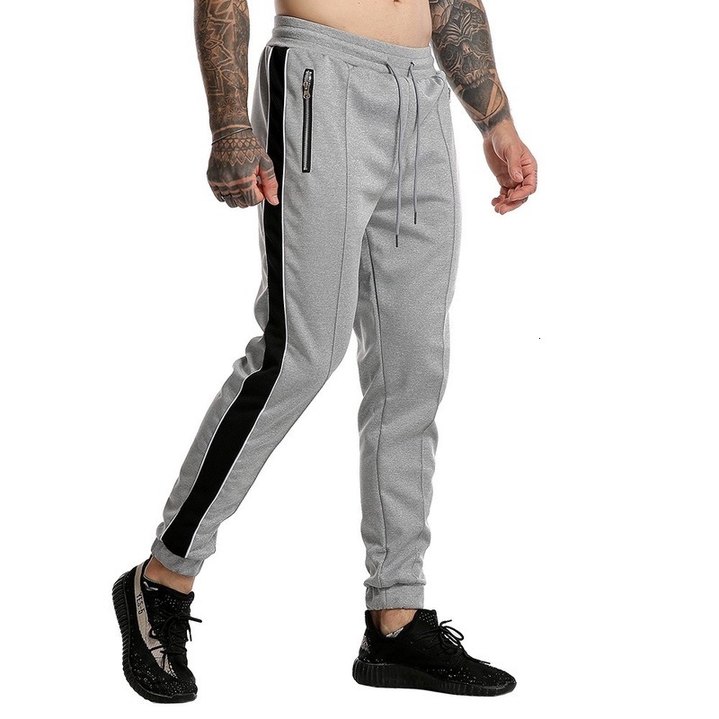 

Pants Men Joggers Side Striped Cargo Pant Hip Hop Harajuku Streetwear Sweatpants 2021 Spring New Casual Male Track Trousers 30va