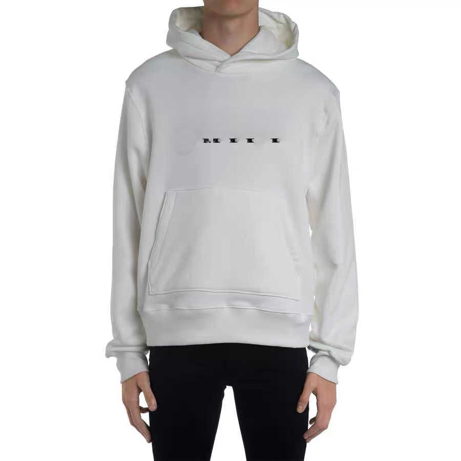 

mens designer Hoodie couple printing high street Thin sweatshirts casual hip hop long sleeves asian size, White