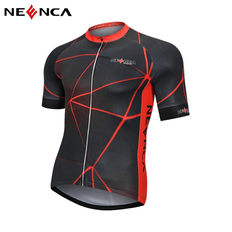 

Racing Jackets NEENCA Cycling Jersey Men Pro Team Summer Clothing Quick Dry Bicycle Short Sleeve Shirt Breathable, As pic