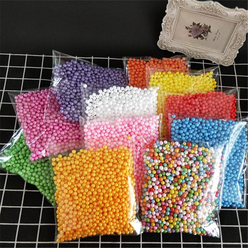 

Party Decoration 7-9mm Polystyrene Styrofoam Plastic Foam Mini Beads Ball DIY Assorted Colors Decorate 2000pcs