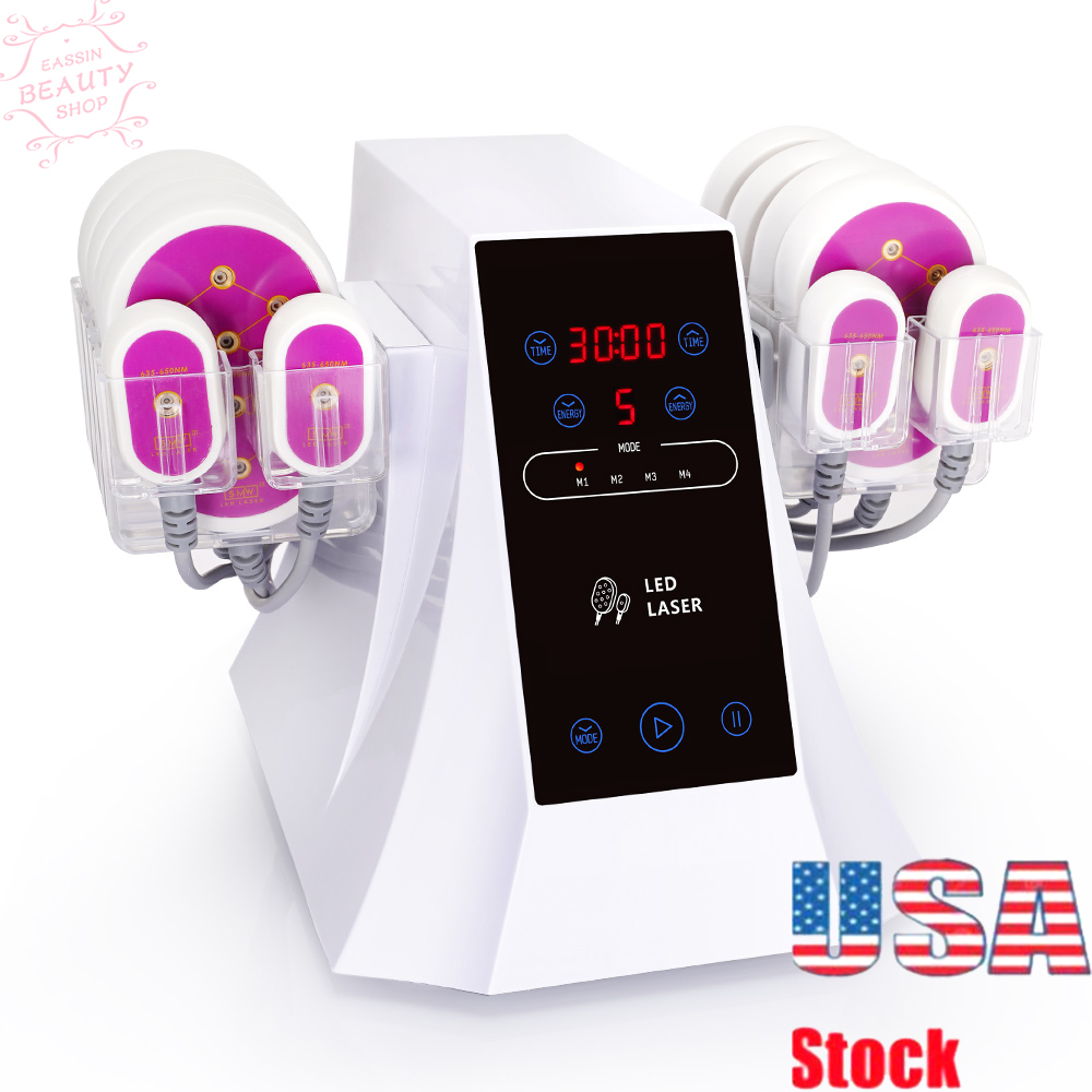 

Led Laser Fat Reduce Remove Burning Machine Weight Loss Beauty Spa 5mw USA Stock Ship