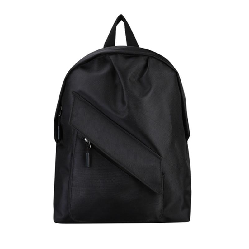 

Backpack Casual Man Waterproof Travel Outdoor 15.6inch Laptop Unisex School Bag Teenage Mochila, Black