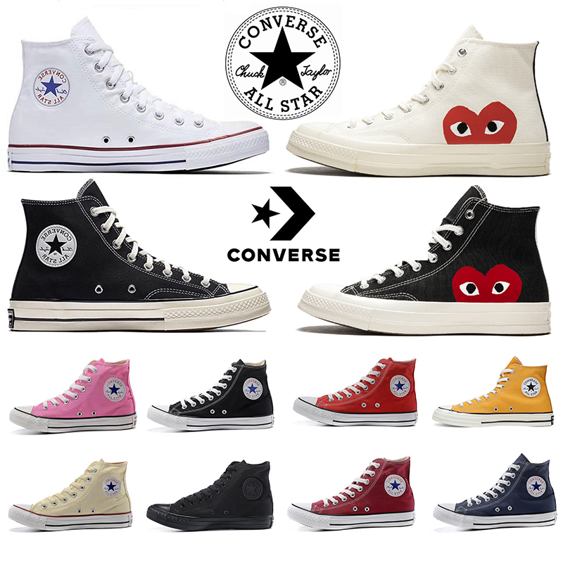 

Converse Chuck Taylor All Star 1970s Casual Running Shoes low High Cut Classic Yellow Black White Red Canvas Big eyes Women Mens Skateboard Sports Sneakers