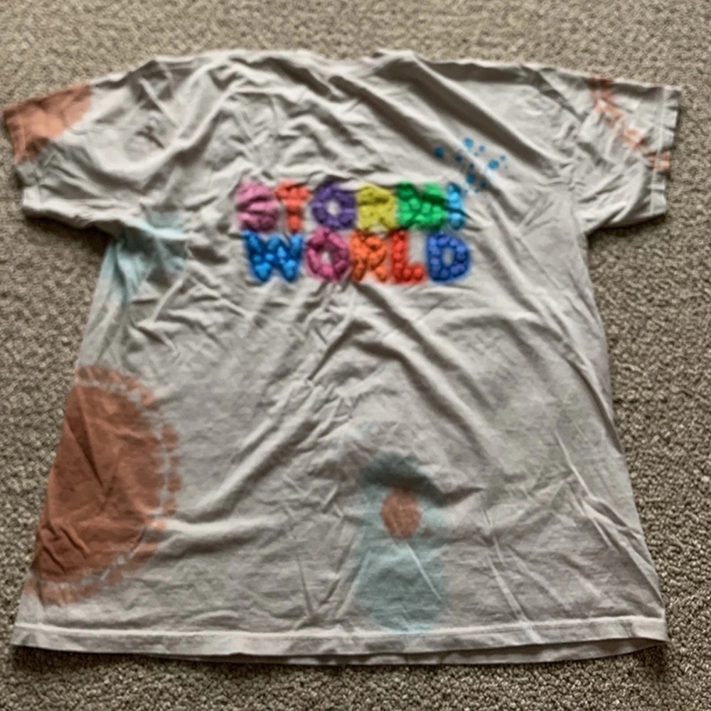 

2021 New Ss Travis Scott Cactus Jack Stormi2 Party Crane Para Camiseta Astroworld Camisetas Masculinas Femininas Vhl7, 24